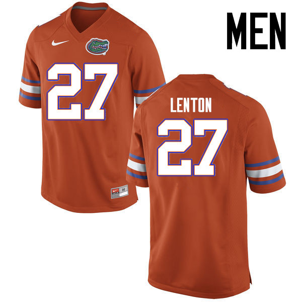Men Florida Gators #27 Quincy Lenton College Football Jerseys Sale-Orange